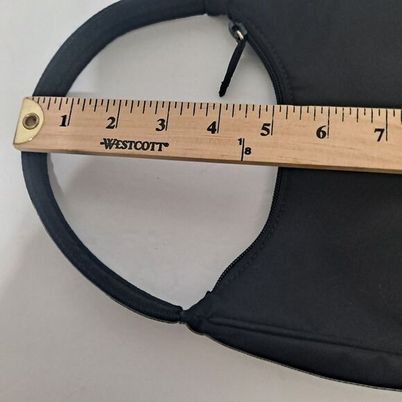 Prada Tessuto Sport Black Nylon Handbag EUC Authentic Zipper Closure - Picture 13 of 16